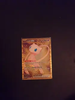 Mew Ex 151 UPC Gold Metal Card NM+ - Image 1