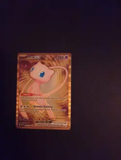 Mew Ex 151 UPC Gold Metal Card NM+ - Image 2