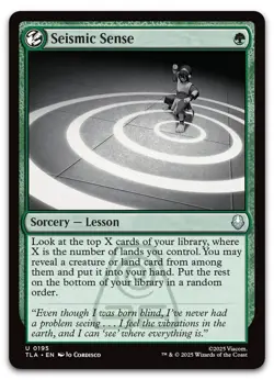 Seismic Sense #195 (NM) TLA Magic MTG - Image 1