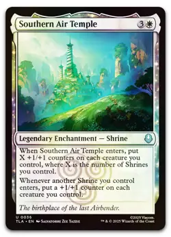 Southern Air Temple #36 (Foil) (NM) TLA Magic MTG - Image 1
