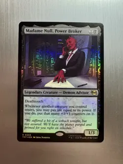Madam Null, Power Broker - 66 - MTG: Teenage Mutant Ninja Turtles - Rare - Foil - Image 1