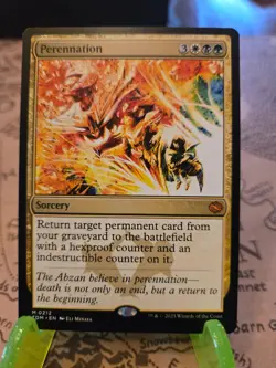 MTG Perennation Tarkir: Dragonstorm Regular Mythic NM - Image 1