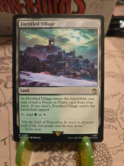 MTG Fortified Village Universes Beyond: Doctor Who Regular Rare NM - Image 1