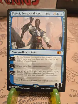 MTG Teferi, Temporal Archmage The List Reprints Regular Mythic NM - Image 1