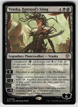Vraska, Betrayal's Sting 88: Lorwyn Eclipsed Commander Near Mint - Image 1