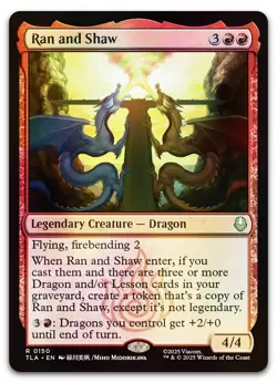 Ran and Shaw #150 (Foil) (NM) TLA Magic MTG - Image 1