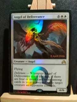 Angel of Deliverance FOIL - Shadows over Innistrad - NM to LP (see pics) MTG - Image 1