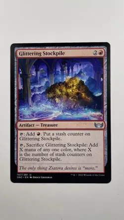 MTG Streets of New Capenna Glittering Stockpile 107/281 Magic the Gathering - Image 1