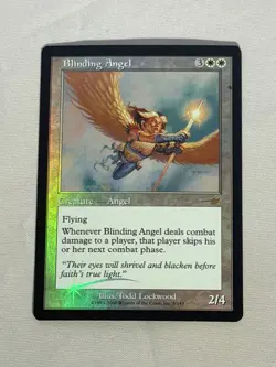 MTG FOIL Blinding Angel Nemesis Magic the Gathering - Image 1