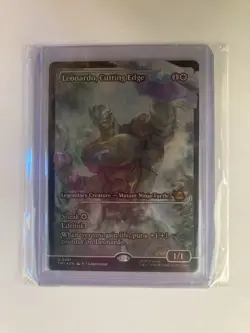 MTG TMNT Leonardo, Cutting Edge (Showcase) Foil #281 - Image 3
