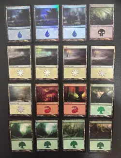 MTG 16X JAPANESE FOIL TIME SPIRAL LANDS~ MOUNTAIN PLAINS SWAMP FOREST ISLAND - Image 4