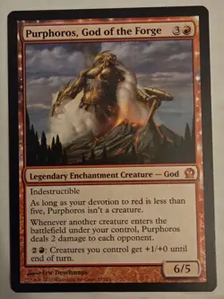 MTG Purphoros, God of the Forge: Theros #135 – NM-MT - Image 1