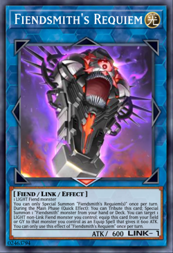 Yugioh! Fiendsmith's Requiem MP25-EN089 Prismatic Secret Rare - Image 1