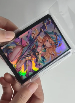 YuGiOh! dark magician girl HOLO Character TCG Trading Card Sleeves Holo 50Pcs - Image 1