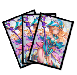 YuGiOh! dark magician girl HOLO Character TCG Trading Card Sleeves Holo 50Pcs - Image 2