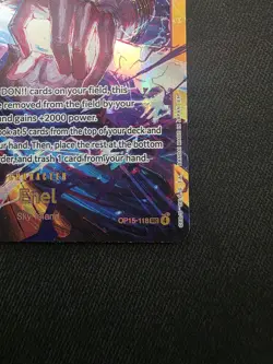 Enel SEC OP15-118 - One Piece TCG English Card Adventure on Kami's Island NM - Image 5