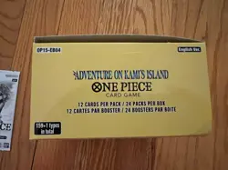 ONE PIECE TCG ADVENTURE ON KAMI'S ISLAND BOOSTER BOX + FREE DASH PACK OP-15 EB04 - Image 3