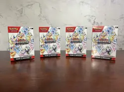 Pokemon TCG: Prismatic Evolutions Booster Bundle LOT OF 4 FACTORY SEALED! - Image 1