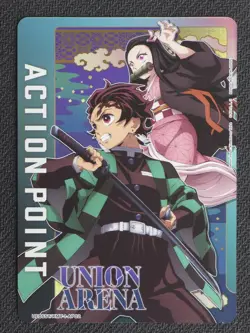 Foil Action Point Card (AP02) Union Arena Demon Slayer English - Image 1