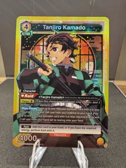 Tanjiro Kamado Demon Slayer Union Arena English TCG UE05BT KMY 1 008 8 SR Super - Image 1
