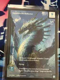 Wonders Of The First Call Stones Non-Foil Mythic Sapphire The Reflector 44/302 - Image 1