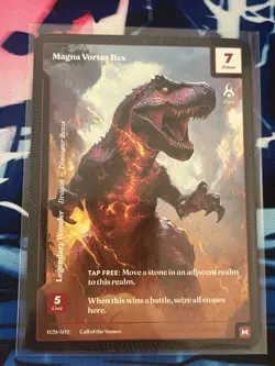 Wonders Of The First Call Of The Stones Non-Foil Mythic Magna Vortex Rex - Image 1