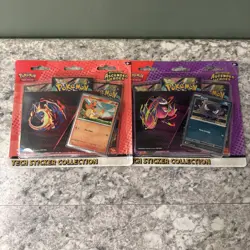 Set Of 2 X POKEMON ASCENDED HEROES Tech Sticker Collection BRAND NEW/SEALED! - Image 1