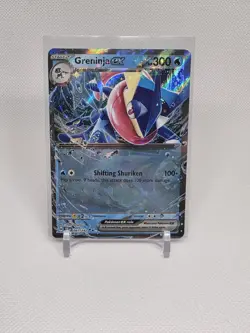 Pokemon TCG Stellar Crown Greninja EX Double Rare Holo Card 041/142 Sv07 - Image 1