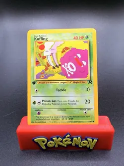 1st Edition KOFFING Team Rocket 58/82 Vintage NM+ Pokemon Card SUPER CLEAN 🌟 - Image 1
