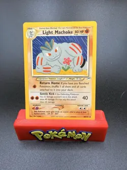 Light Machoke 49/105 Neo Destiny Vintage 2002 Pokemon Card - LP - Image 1