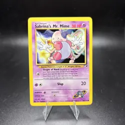 Sabrina's Mr. Mime 94/132 Gym Heroes Series Common Basic Pokemon Card 2000 NM -j - Image 1
