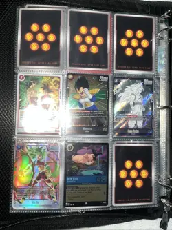 Bandai Dragon Ball Super Card Game Binder Foil And Common - Image 5