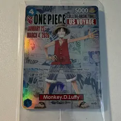 Bandai Namco One Piece Card Game US Voyage Monkey D. Luffy Promo Cards 2 Cards - Image 3