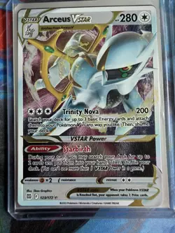 Arceus V & VSTAR (Metal Card Promos) 122 & 123/172 - Pokemon Sword & Shield UPC - Image 2