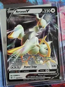 Arceus V & VSTAR (Metal Card Promos) 122 & 123/172 - Pokemon Sword & Shield UPC - Image 4