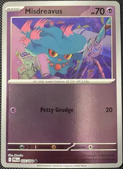 Misdreavus 035/094 Me02: Phantasmal Flames Reverse Holo - Pokemon Card - Image 1