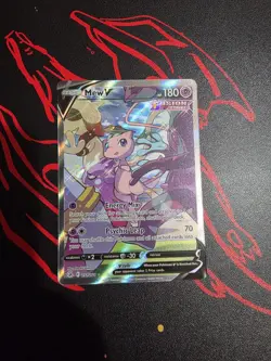 Pokemon Mew V 251/264 Swsh08 Fusion Strike Ultra Rare Full Art Holo 180 HP Card - Image 1