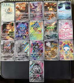 Pokemon TCG Lot of 16 Illustrations Rares Mixed Sets Mega Evolution | IR CARDS - Image 1