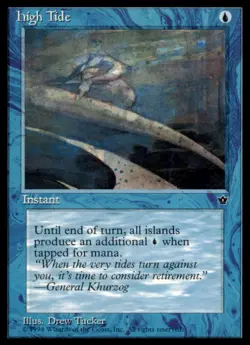 MTG - High Tide (Tucker) Fallen Empires # - Lightly played - Image 1