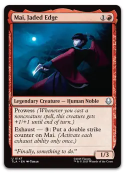 Mai, Jaded Edge #147 (NM) TLA Magic MTG - Image 1