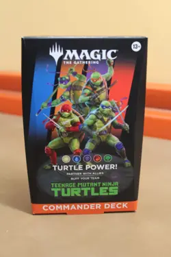 Magic the Gathering Teenage Mutant Ninja Turtles Turtle Power Commander Deck New - Image 1