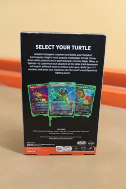 Magic the Gathering Teenage Mutant Ninja Turtles Turtle Power Commander Deck New - Image 2