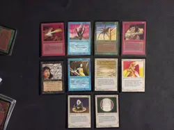 Lot 10 Beta Cards NM MTG 1993 Vintage old school magic - Image 1