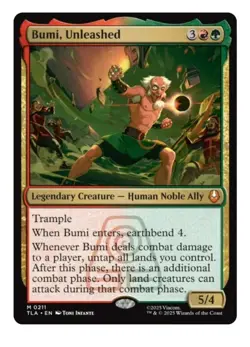 1x MTG Bumi, Unleashed - Avatar Mythic! NM Mint - Image 1