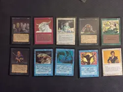 Lot 10 Beta Cards NM EX +!!! 1993 MTG Vintage old school magic - Image 1