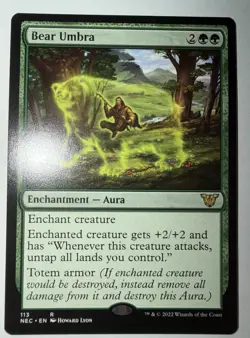 Bear Umbra Commander: Kamigawa: Neon Dynasty Regular - Image 1