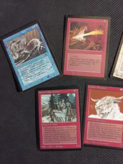 Lot 5 Beta Cards NM 1993 MTG Vintage old school magic - Image 3