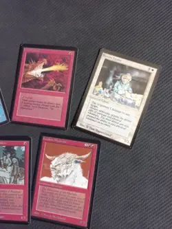 Lot 5 Beta Cards NM 1993 MTG Vintage old school magic - Image 4