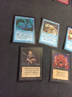 Lot 5 Beta Cards NM EX + !!! 1993 MTG Vintage old school magic ( Psychic is lp) - Image 4