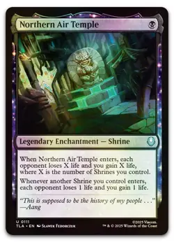 Northern Air Temple #111 (Foil) (NM) TLA Magic MTG - Image 1